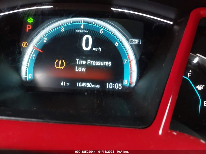 2017 HONDA CIVIC EX - 2HGFC2F79HH543342