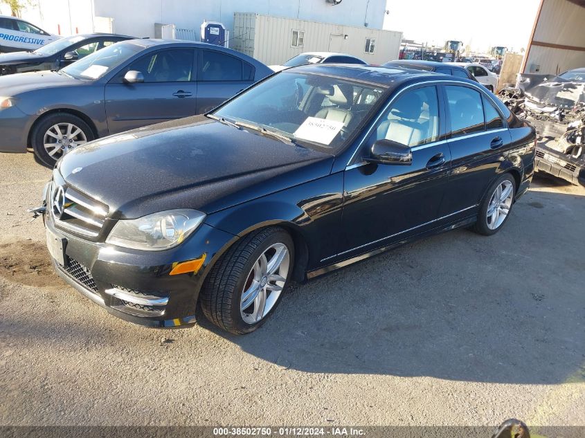 2014 MERCEDES-BENZ C 250 250 - WDDGF4HB4ER316942