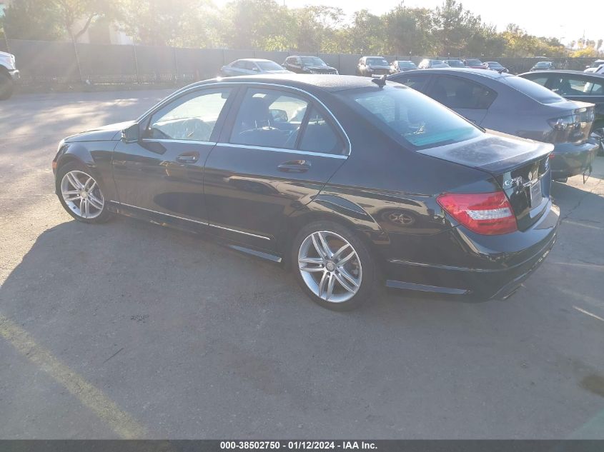 2014 MERCEDES-BENZ C 250 250 - WDDGF4HB4ER316942