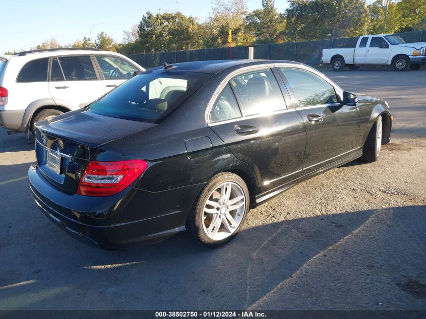 2014 MERCEDES-BENZ C 250 250 - WDDGF4HB4ER316942
