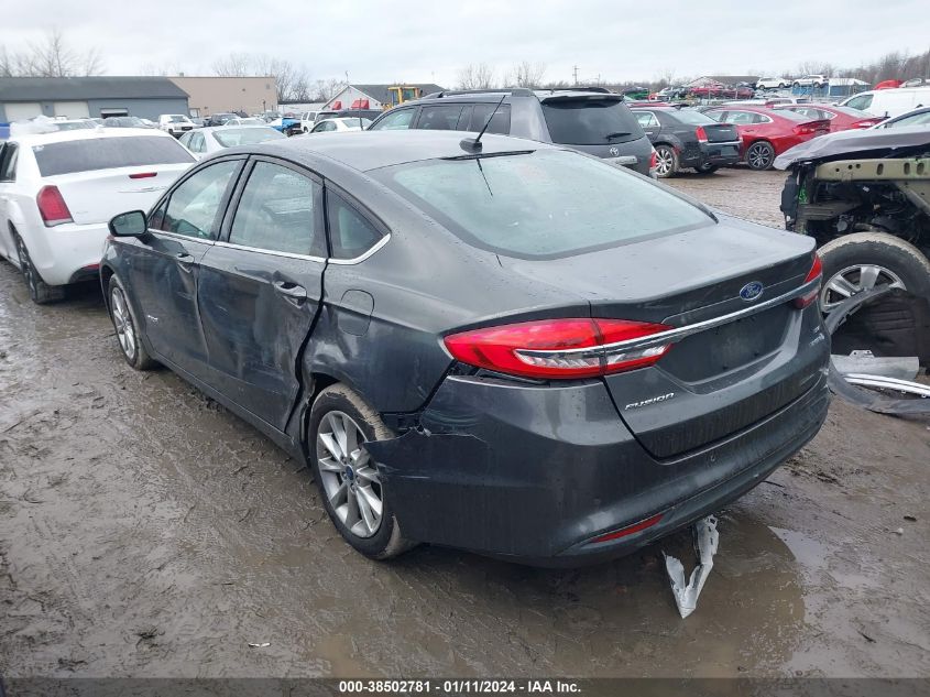 3FA6P0LU9HR264775 | 2017 FORD FUSION HYBRID