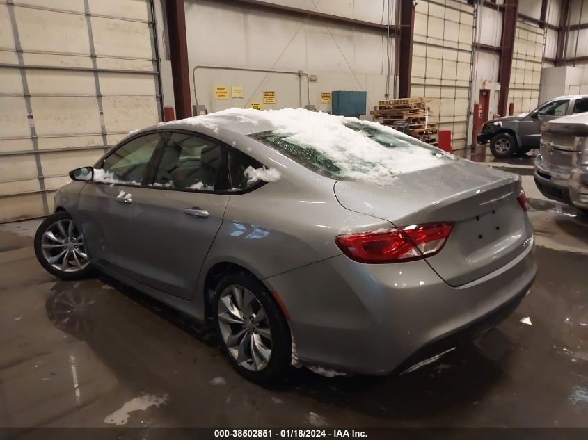 2015 CHRYSLER 200 S - 1C3CCCBB5FN650740