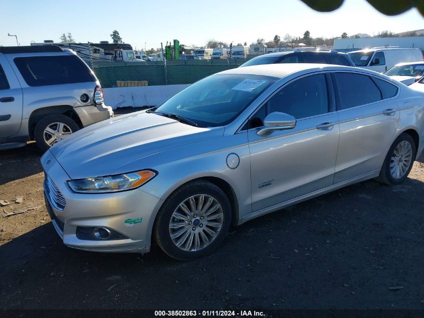 2014 FORD FUSION ENERGI SE LUXURY - 3FA6P0PU0ER187171