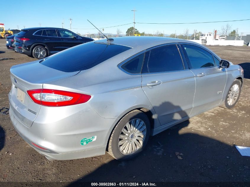 2014 FORD FUSION ENERGI SE LUXURY - 3FA6P0PU0ER187171