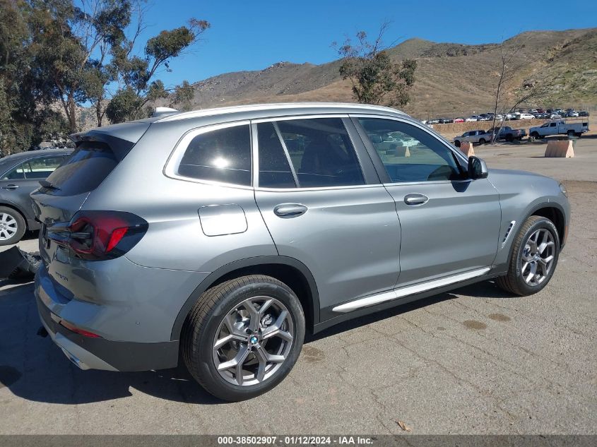 2024 BMW X3 SDRIVE30I - 5UX43DP00R9U80750