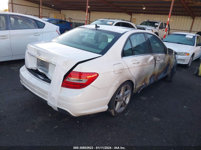 2013 MERCEDES-BENZ C 250 250 - WDDGF4HBXDR244546