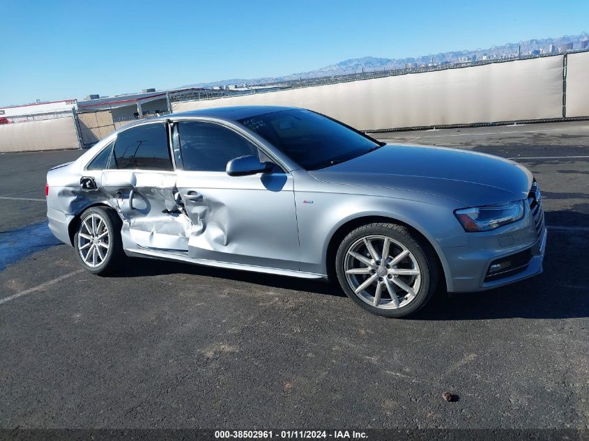 2016 AUDI A4 PREMIUM S-LINE - WAUAFAFL4GN007487