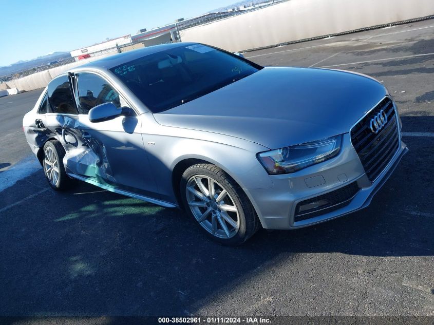 2016 AUDI A4 PREMIUM S-LINE - WAUAFAFL4GN007487