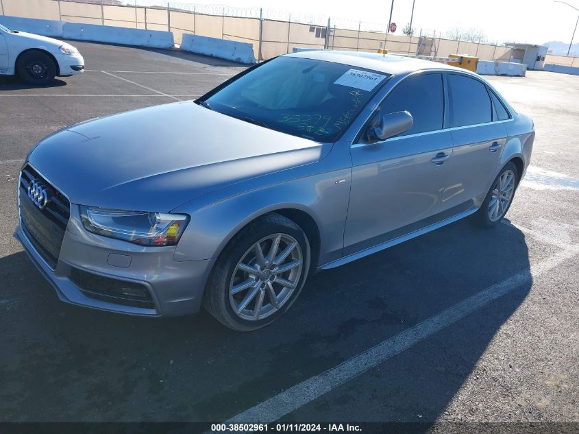 2016 AUDI A4 PREMIUM S-LINE - WAUAFAFL4GN007487