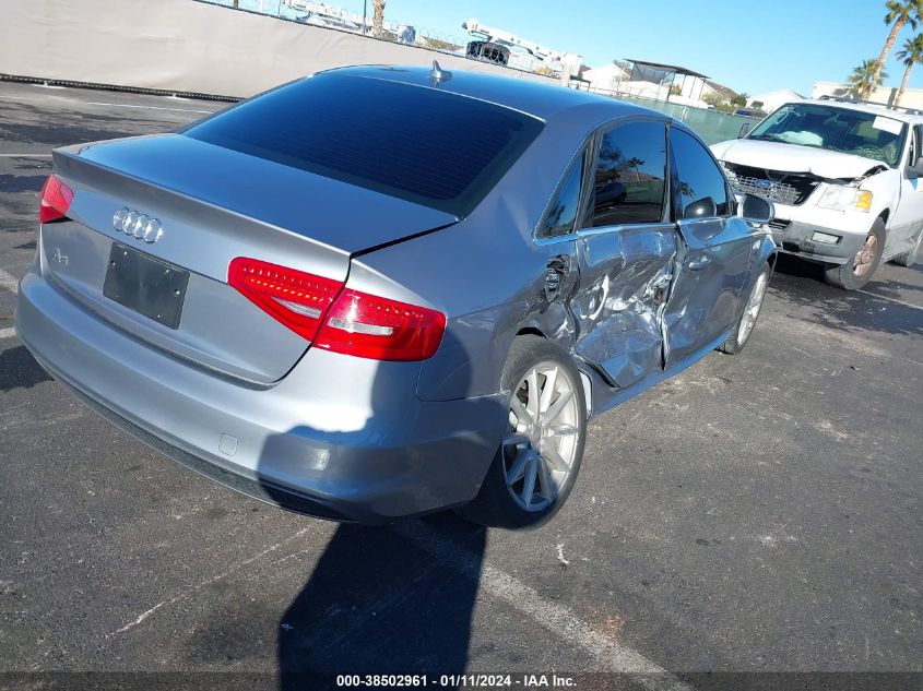 2016 AUDI A4 PREMIUM S-LINE - WAUAFAFL4GN007487