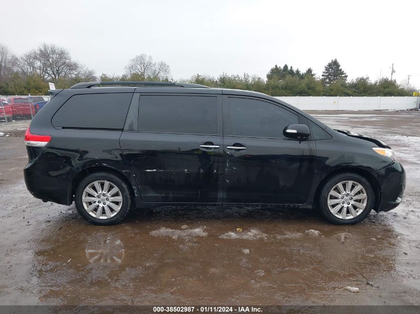 2014 TOYOTA SIENNA LIMITED 7 PASSENGER - 5TDDK3DC9ES076872