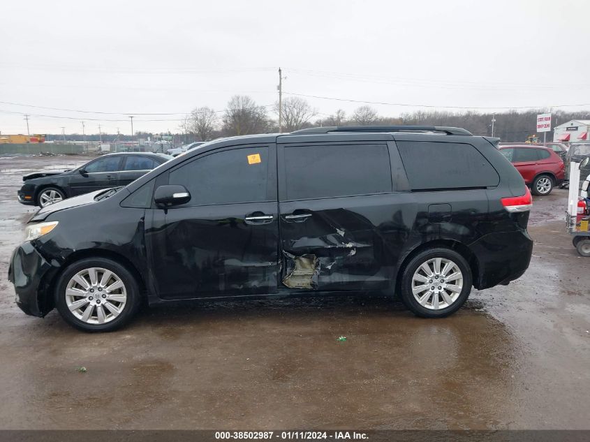 2014 TOYOTA SIENNA LIMITED 7 PASSENGER - 5TDDK3DC9ES076872