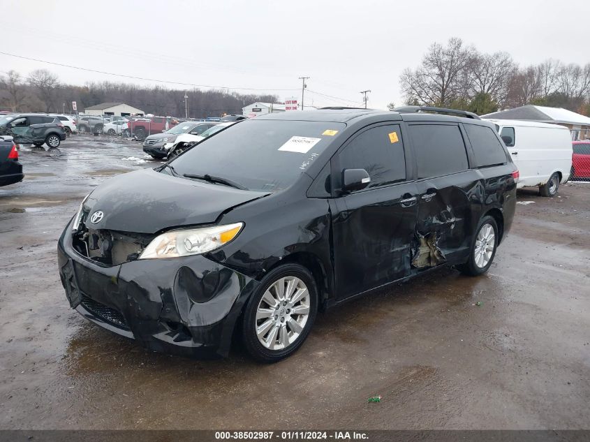 2014 TOYOTA SIENNA LIMITED 7 PASSENGER - 5TDDK3DC9ES076872