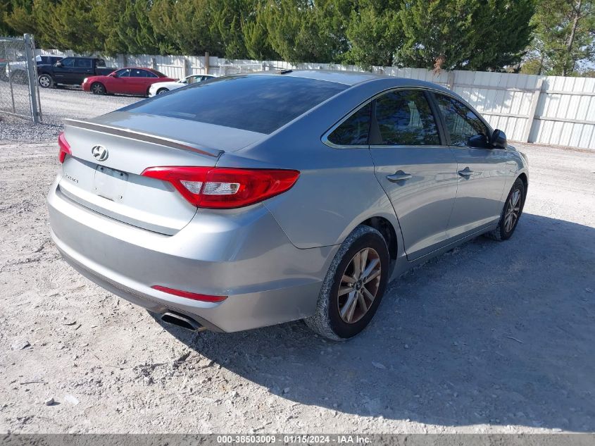 2015 HYUNDAI SONATA SE - 5NPE24AF7FH073906