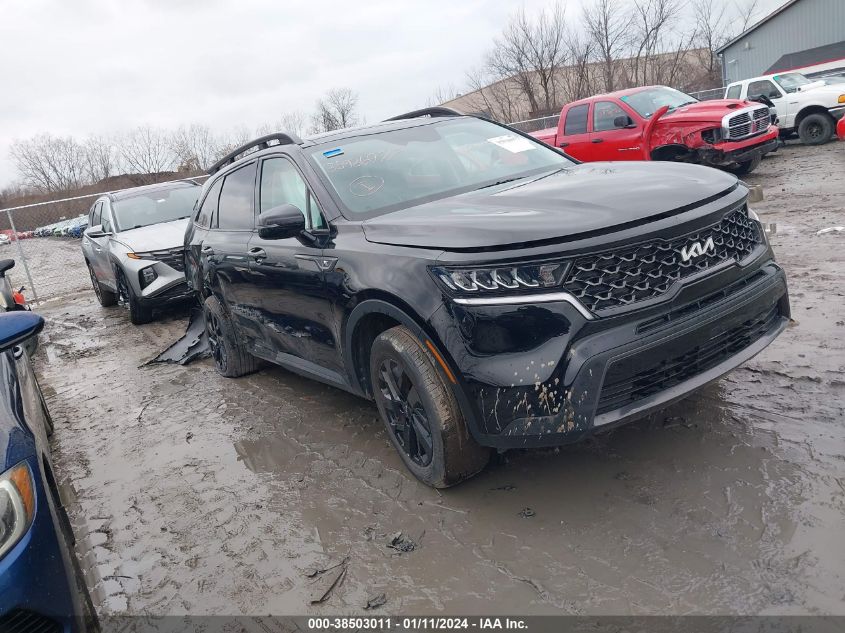 Lot #2541527938 2023 KIA SORENTO X-LINE S salvage car