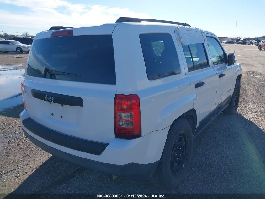 2014 JEEP PATRIOT SPORT - 1C4NJPBBXED726507