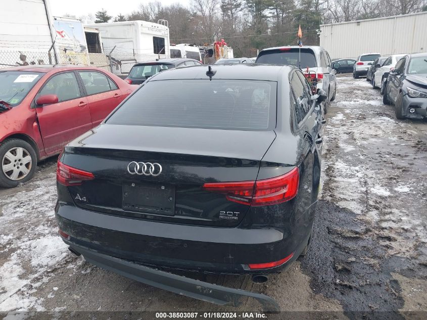 2017 AUDI A4 PREMIUM - WAUANAF48HN009014