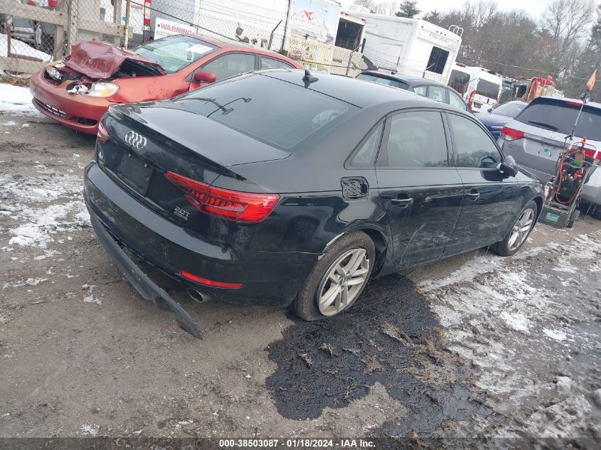 2017 AUDI A4 PREMIUM - WAUANAF48HN009014