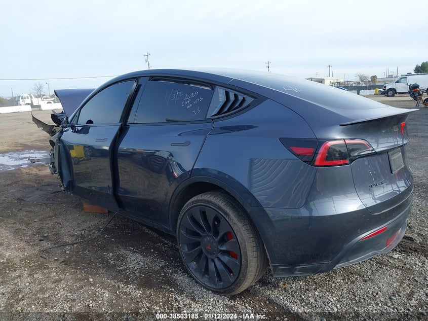 VIN 7SAYGDEF3NF547827 2022 TESLA MODEL Y PERFORMANCE DUAL MOTOR ALL-WHEEL DRIVE