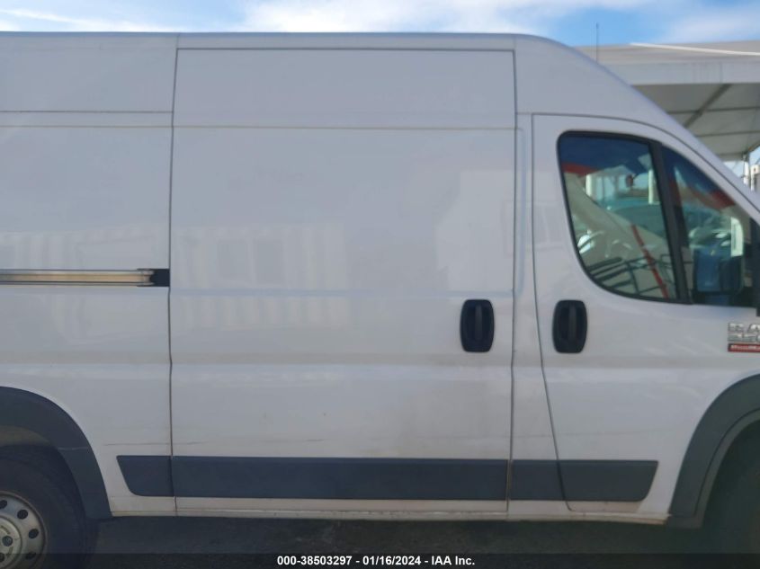 2018 RAM PROMASTER 2500 HIGH ROOF 136 WB 3C6TRVCG0JE102620