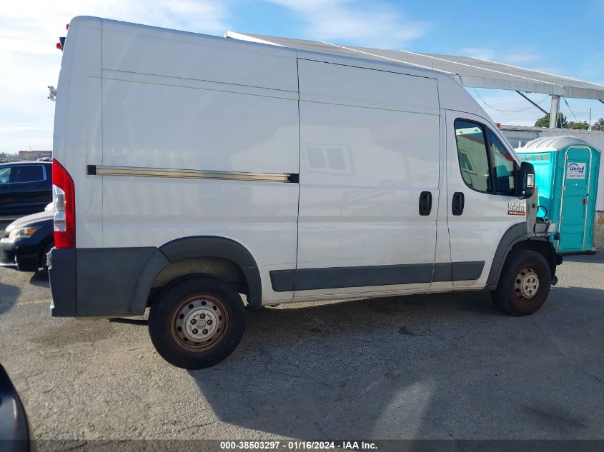 2018 RAM PROMASTER 2500 HIGH ROOF 136 WB 3C6TRVCG0JE102620
