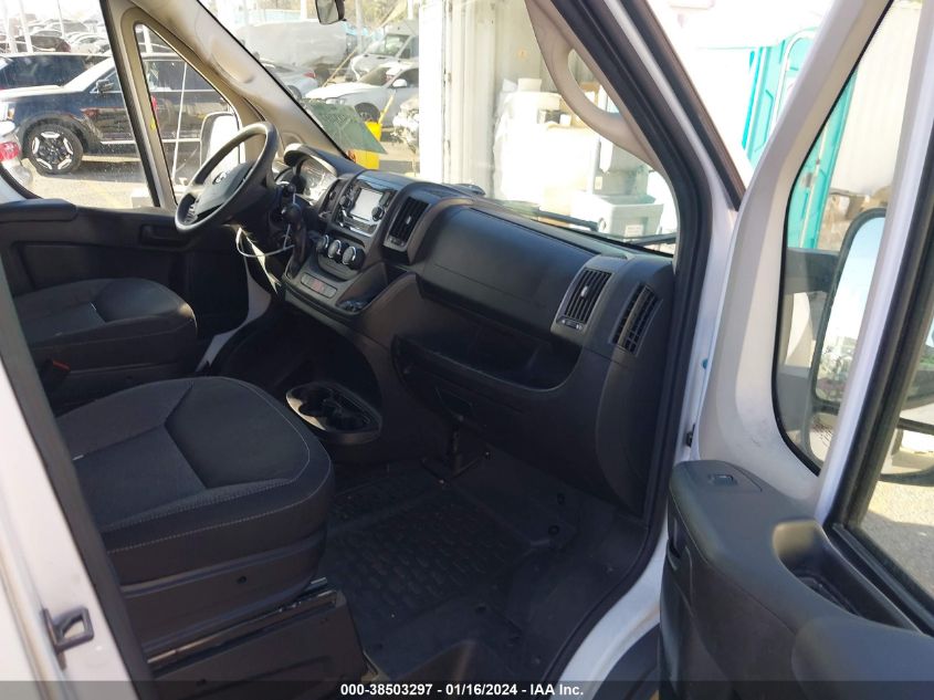 2018 RAM PROMASTER 2500 HIGH ROOF 136 WB 3C6TRVCG0JE102620