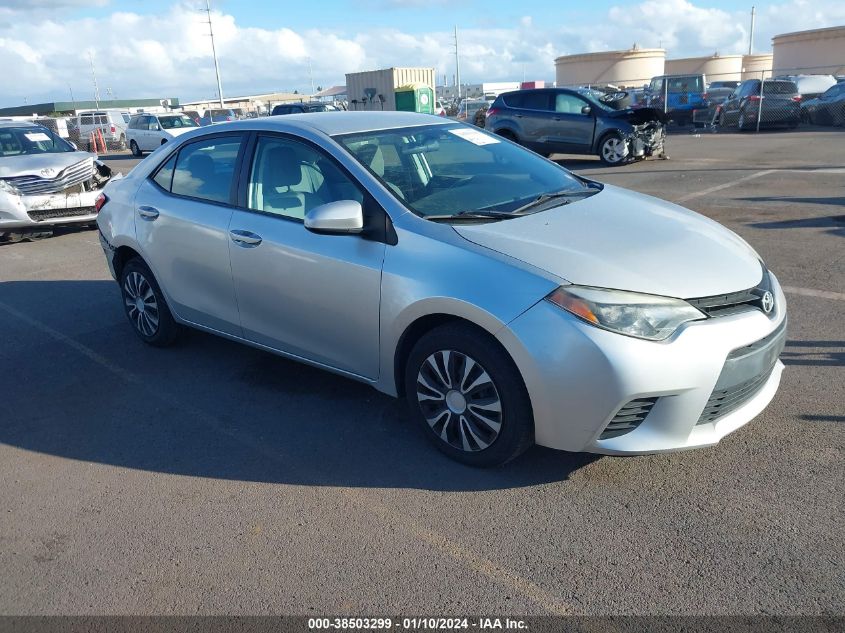 2015 TOYOTA COROLLA L/LE/LE PLUS/LE PREMIUM/S/S PLUS/S PREMIUM - 5YFBURHEXFP196898