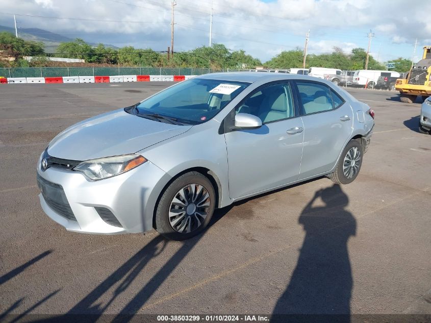 2015 TOYOTA COROLLA L/LE/LE PLUS/LE PREMIUM/S/S PLUS/S PREMIUM - 5YFBURHEXFP196898