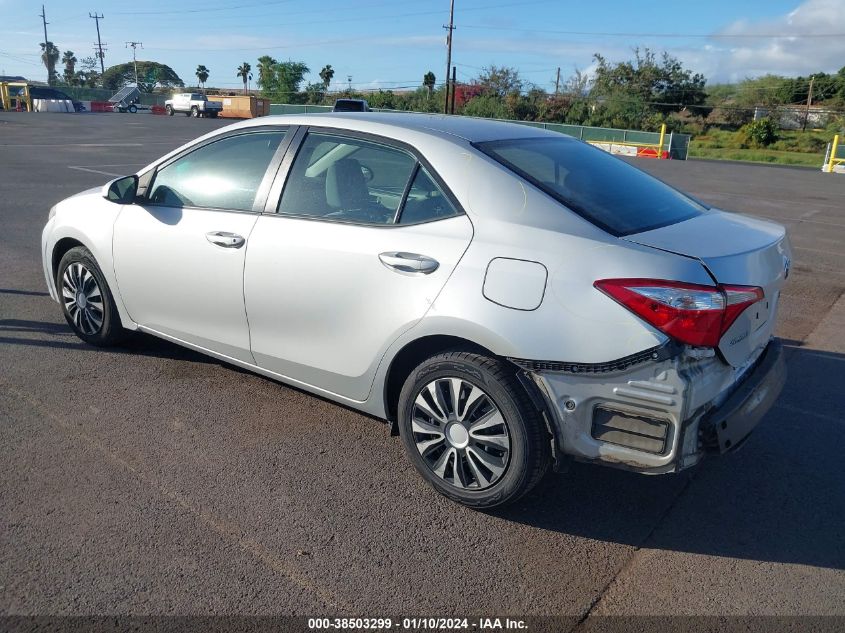 2015 TOYOTA COROLLA L/LE/LE PLUS/LE PREMIUM/S/S PLUS/S PREMIUM - 5YFBURHEXFP196898