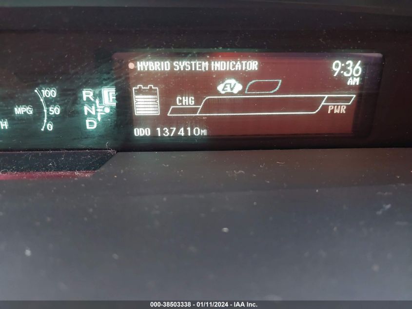 2015 TOYOTA PRIUS TWO - JTDKN3DU3F1931250