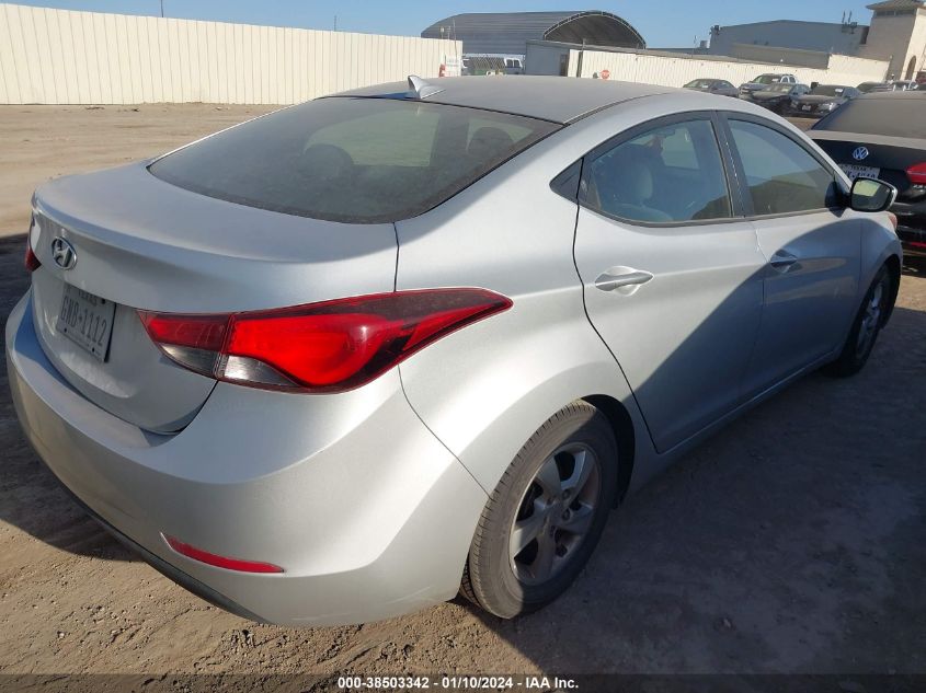 2015 HYUNDAI ELANTRA SE - 5NPDH4AE1FH558916