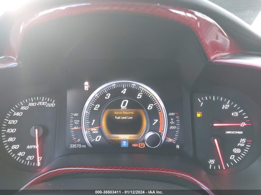 2015 CHEVROLET CORVETTE Z06 - 1G1YT2D68F5600290