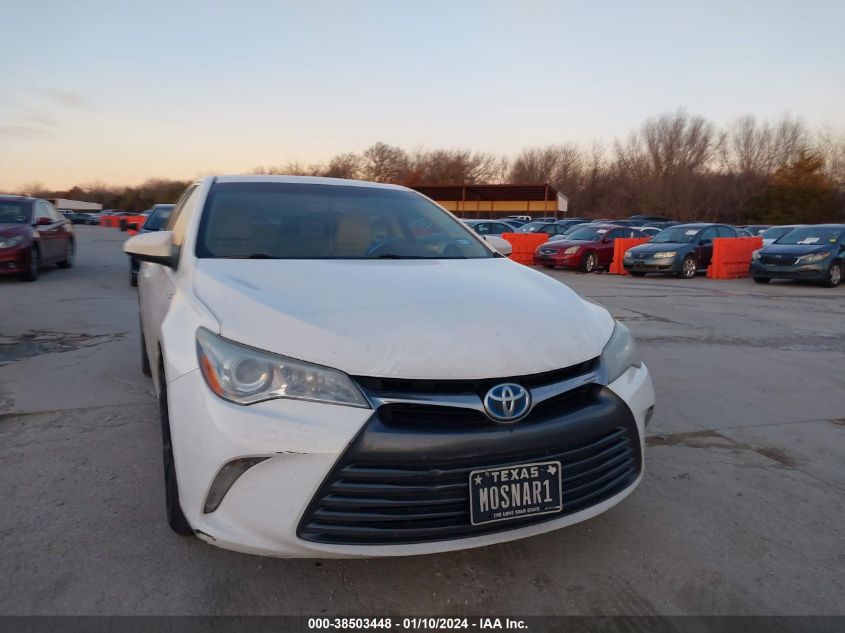 2015 TOYOTA CAMRY HYBRID XLE - 4T1BD1FK0FU158282