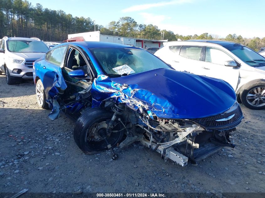 2015 CHRYSLER 200 S - 1C3CCCBB8FN716780