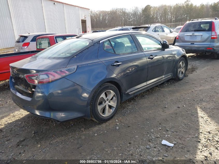 2014 KIA OPTIMA HYBRID LX - KNAGM4AD7E5067214