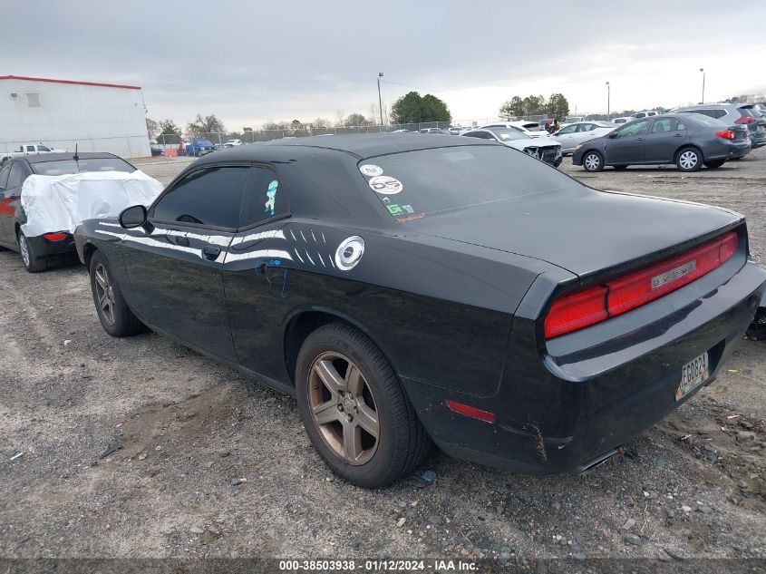 2013 DODGE CHALLENGER SXT - 2C3CDYAG8DH692171