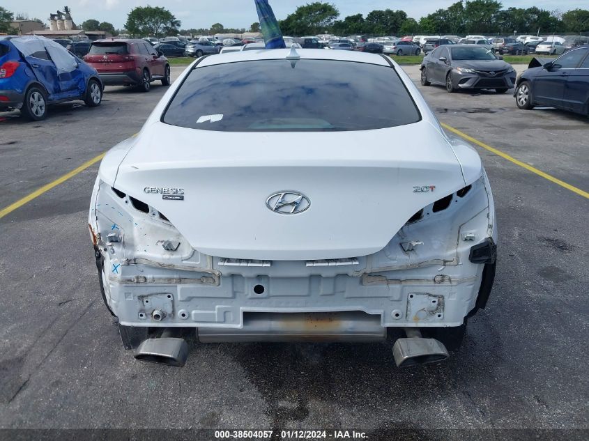 2013 HYUNDAI GENESIS 2.0T - KMHHT6KD3DU111438
