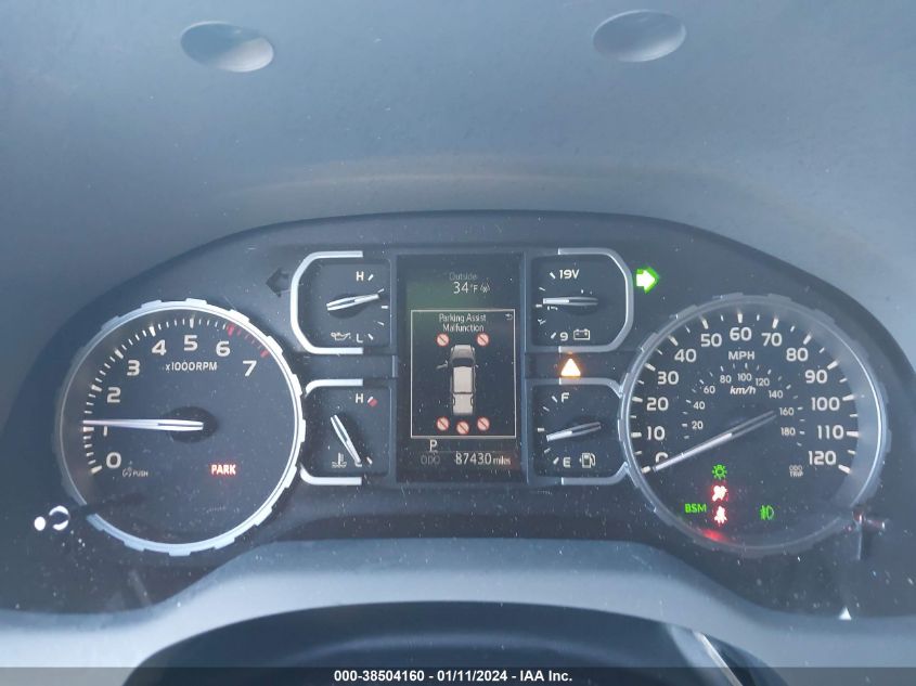 2019 TOYOTA TUNDRA SR5 5.7L V8 - 5TFDW5F12KX786570