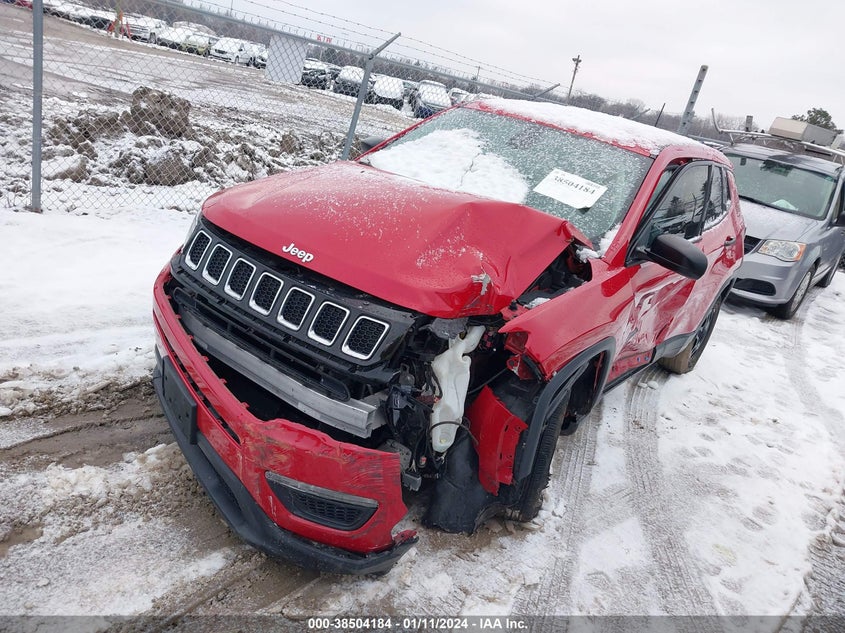 VIN 3C4NJDAB4KT621399 2019 JEEP COMPASS SPORT