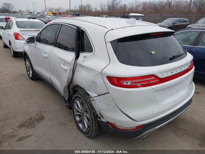 VIN 5LMCJ2D95HUL01360 2017 LINCOLN MKC SELECT