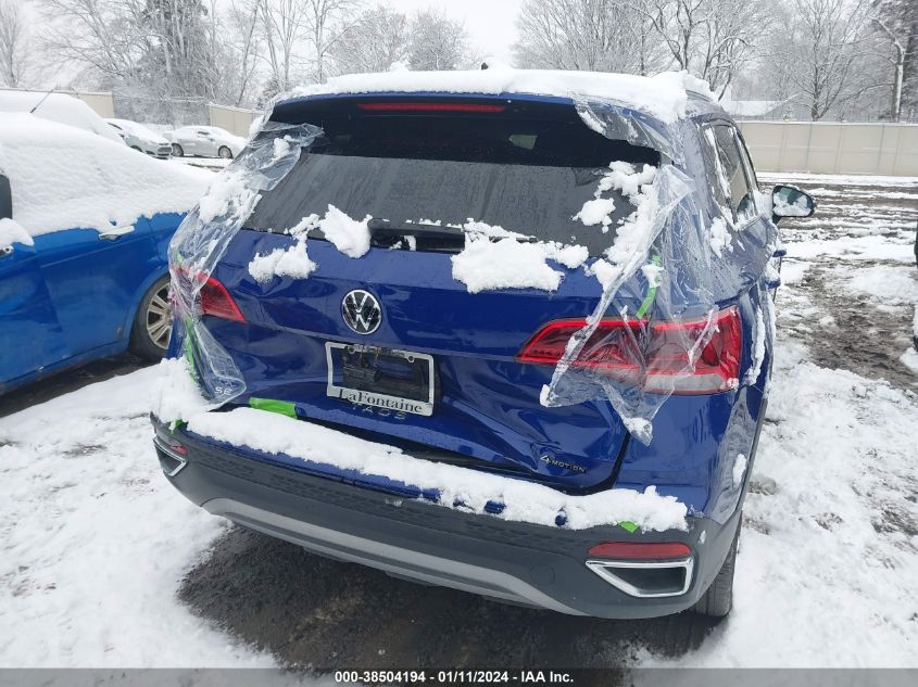 2022 VOLKSWAGEN TAOS SE - 3VVWX7B23NM068098