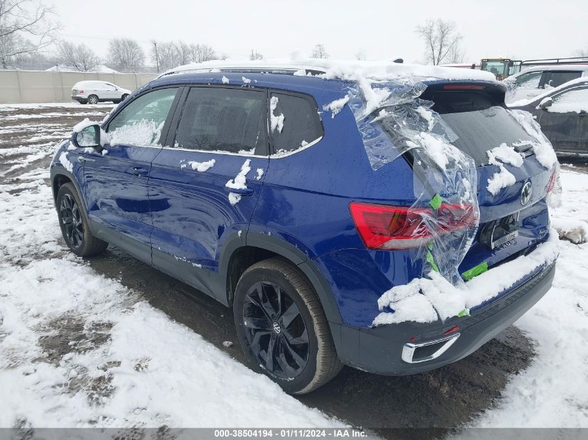 2022 VOLKSWAGEN TAOS SE - 3VVWX7B23NM068098