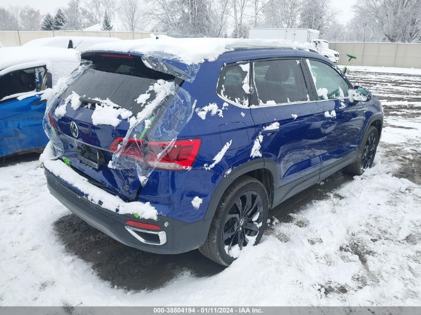 2022 VOLKSWAGEN TAOS SE - 3VVWX7B23NM068098