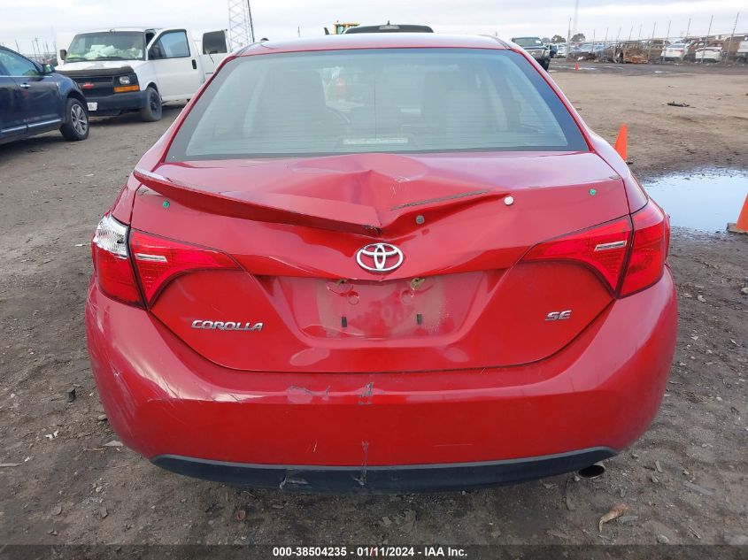 2019 TOYOTA COROLLA SE - 2T1BURHEXKC238268