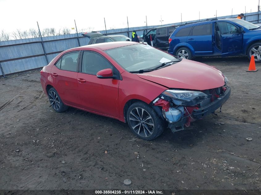 2019 TOYOTA COROLLA SE - 2T1BURHEXKC238268