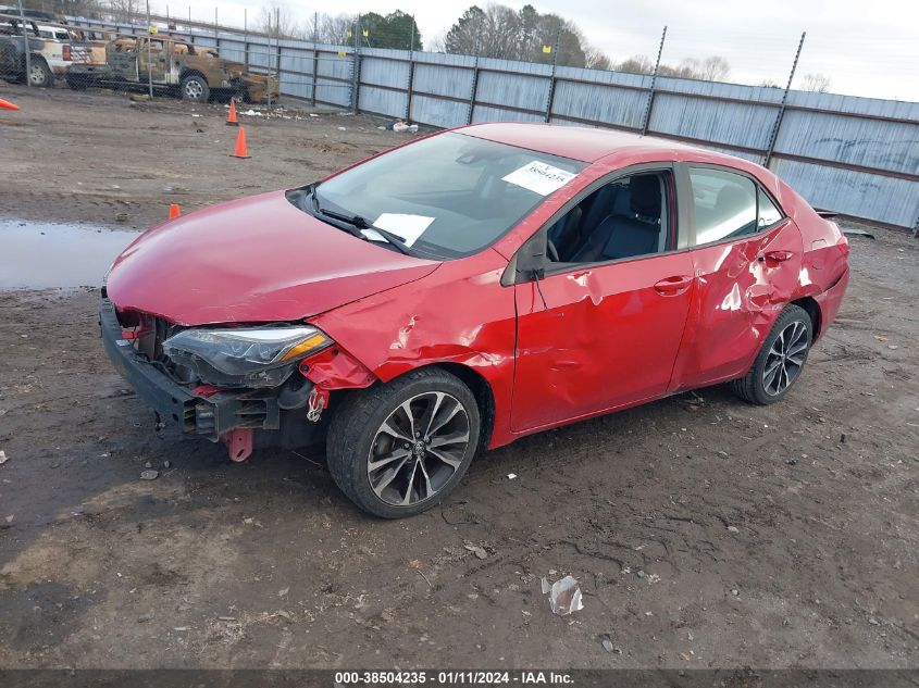 2019 TOYOTA COROLLA SE - 2T1BURHEXKC238268