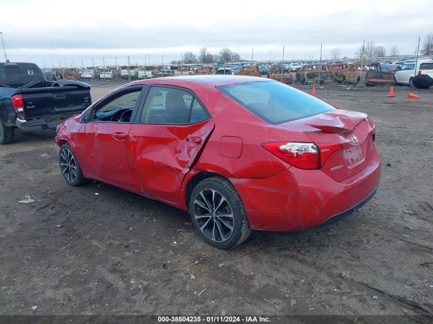 2019 TOYOTA COROLLA SE - 2T1BURHEXKC238268