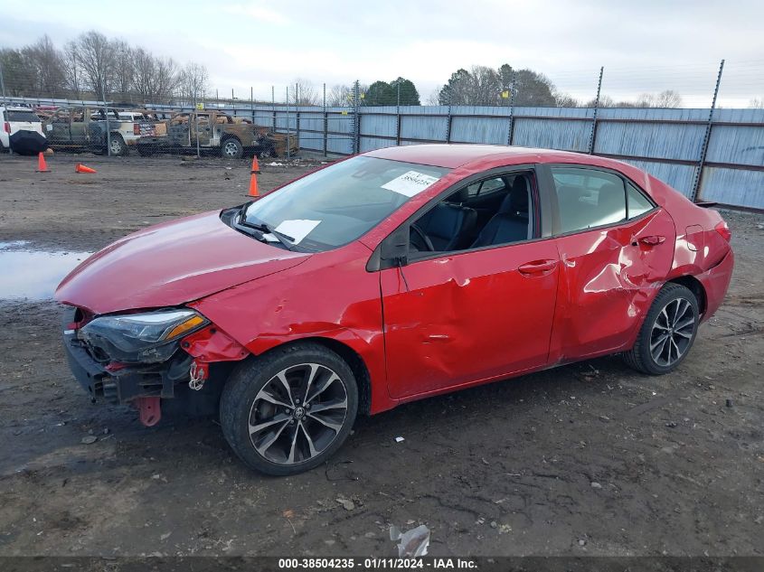 2019 TOYOTA COROLLA SE - 2T1BURHEXKC238268