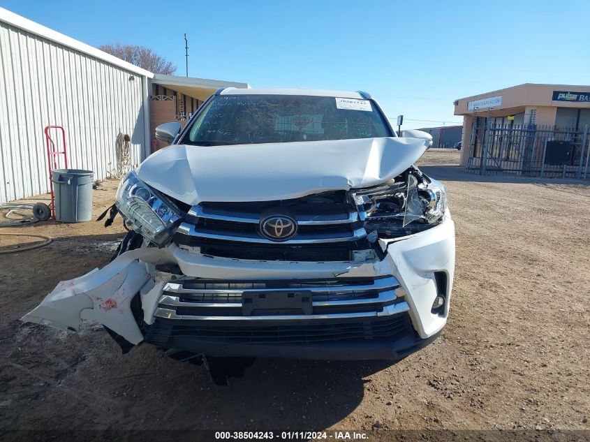 2019 TOYOTA HIGHLANDER LIMITED - 5TDYZRFHXKS320582