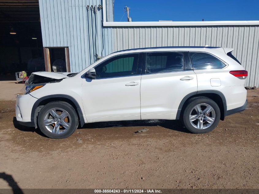 2019 TOYOTA HIGHLANDER LIMITED - 5TDYZRFHXKS320582